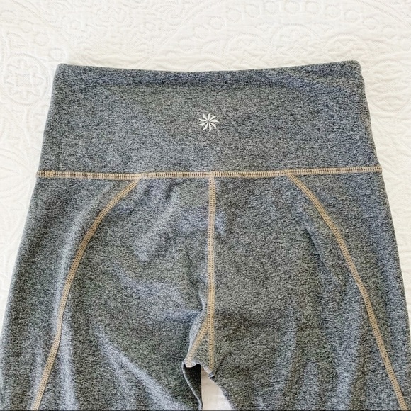 Athleta Salutation‎ 7/8 Tight Leggings, Heathered Grey - Picture 4 of 6
